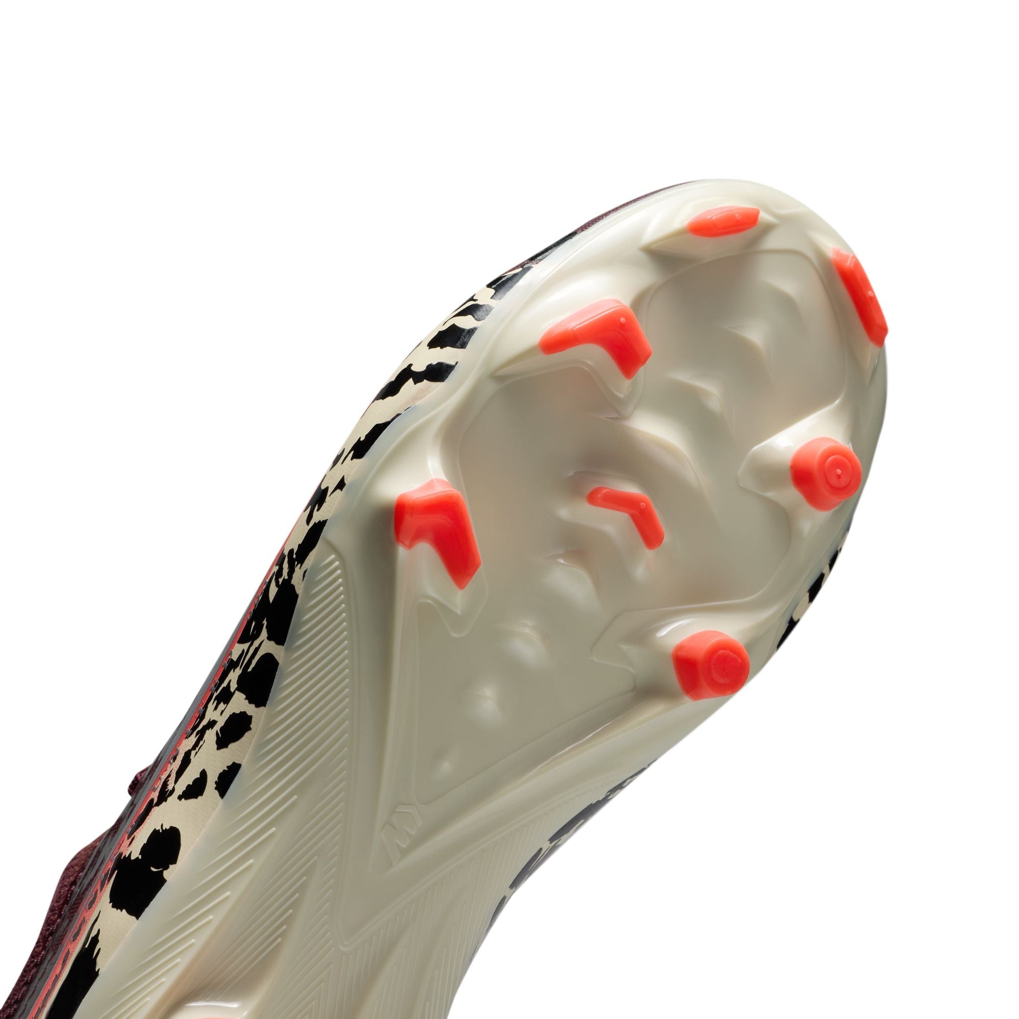 Nike United Junior Mercurial Vapor 16 Academy FG Firm Ground Low-Top Soccer Cleats- Burgundy Crush/Metallic Silver
