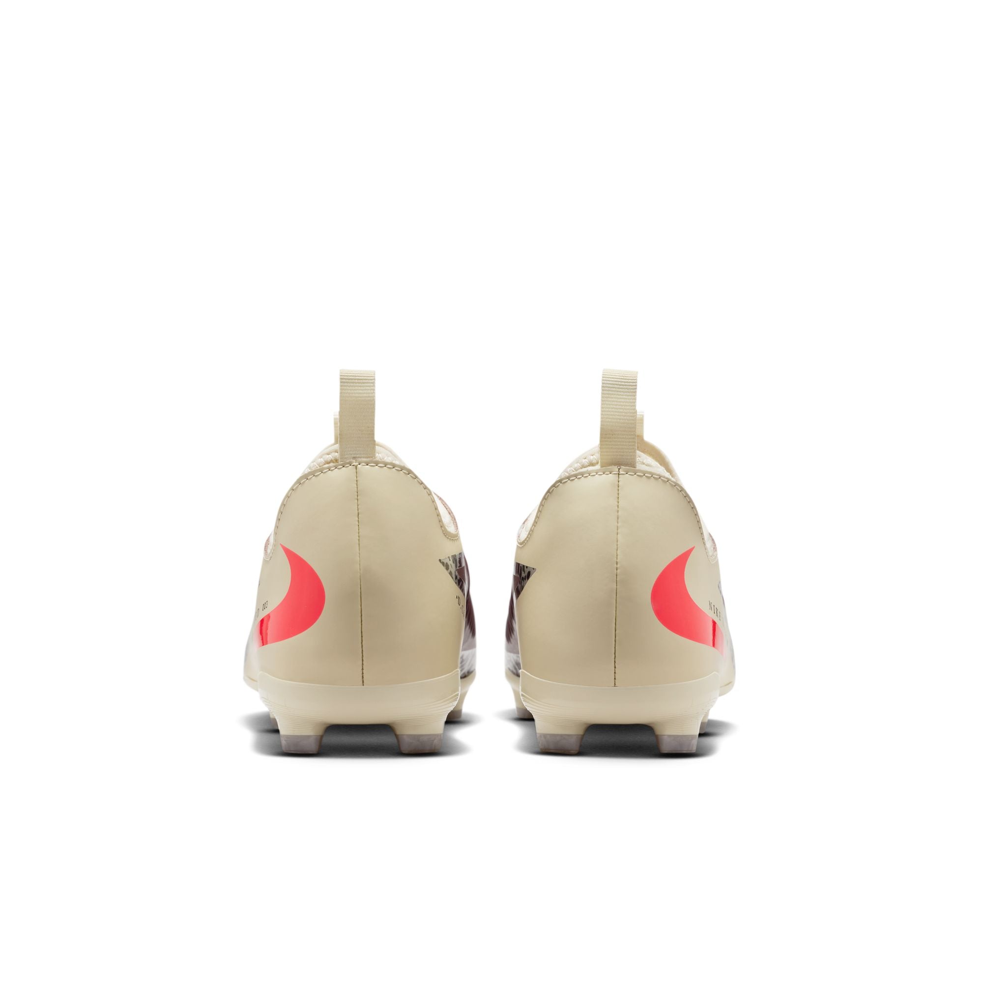 Nike United Junior Phantom 6 Low Academy FG Firm Ground Soccer Cleats- Burgundy Crush/University Red/Fossil