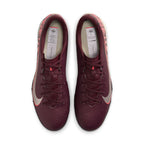 Nike United Air Zoom Mercurial Vapor 16 Academy TF Turf Soccer Shoes-  Burgundy Crush/Metallic Silver