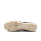 Nike Tiempo Ligera Pro Fold Tongue FG Firm Ground Soccer Cleats- Pearl White/Dark Obsidian