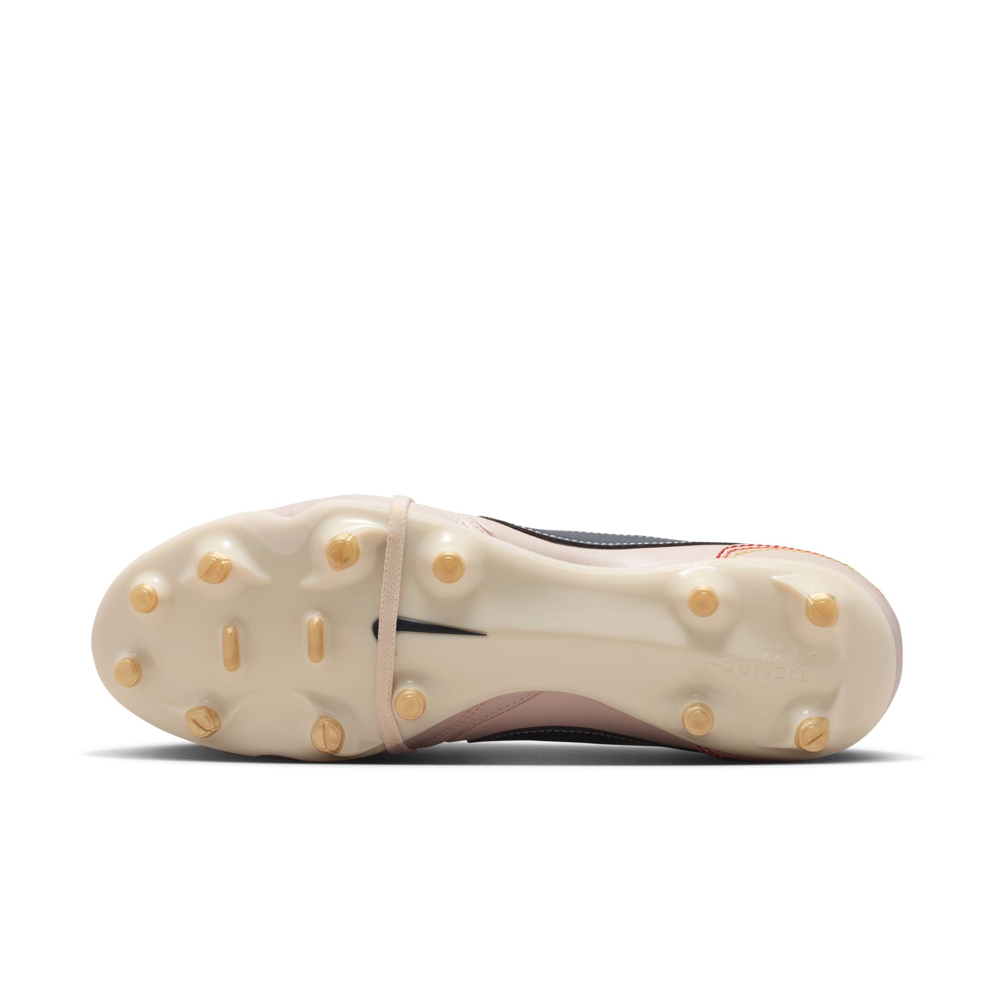 Nike Tiempo Ligera Pro Fold Tongue FG Firm Ground Soccer Cleats- Pearl White/Dark Obsidian