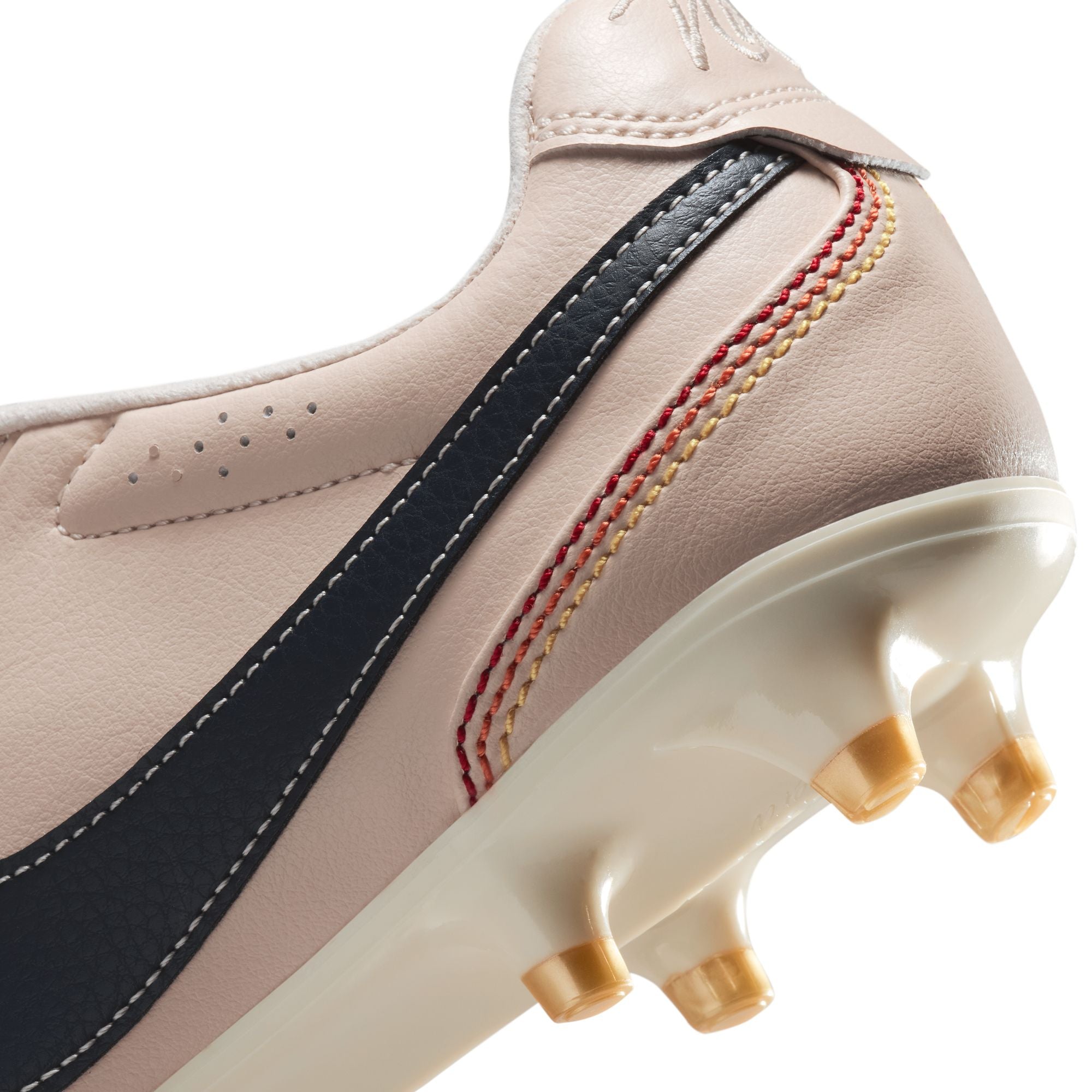 Nike Tiempo Ligera Pro Fold Tongue FG Firm Ground Soccer Cleats- Pearl White/Dark Obsidian