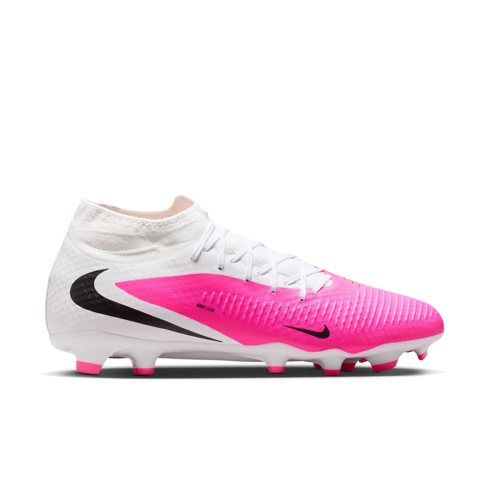 Nike Phantom 6 High Academy FG Firm Ground Soccer Cleats-Multi Color/Black