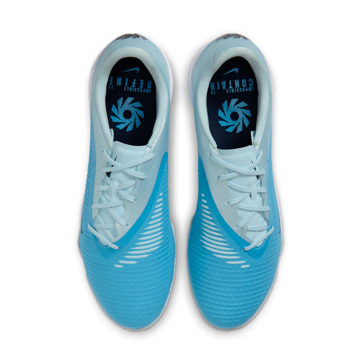 Nike Phantom 6 Low Academy TF "Erling Haaland" Turf Soccer Cleats- Baltic Blue/Blue Eclipse/Glacier Blue