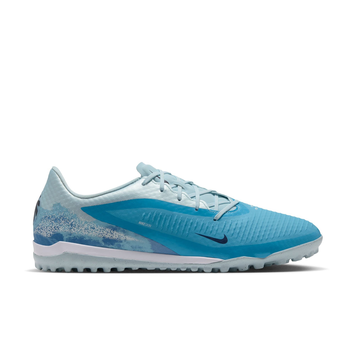 Nike Phantom 6 Low Academy TF "Erling Haaland" Turf Soccer Cleats- Baltic Blue/Blue Eclipse/Glacier Blue