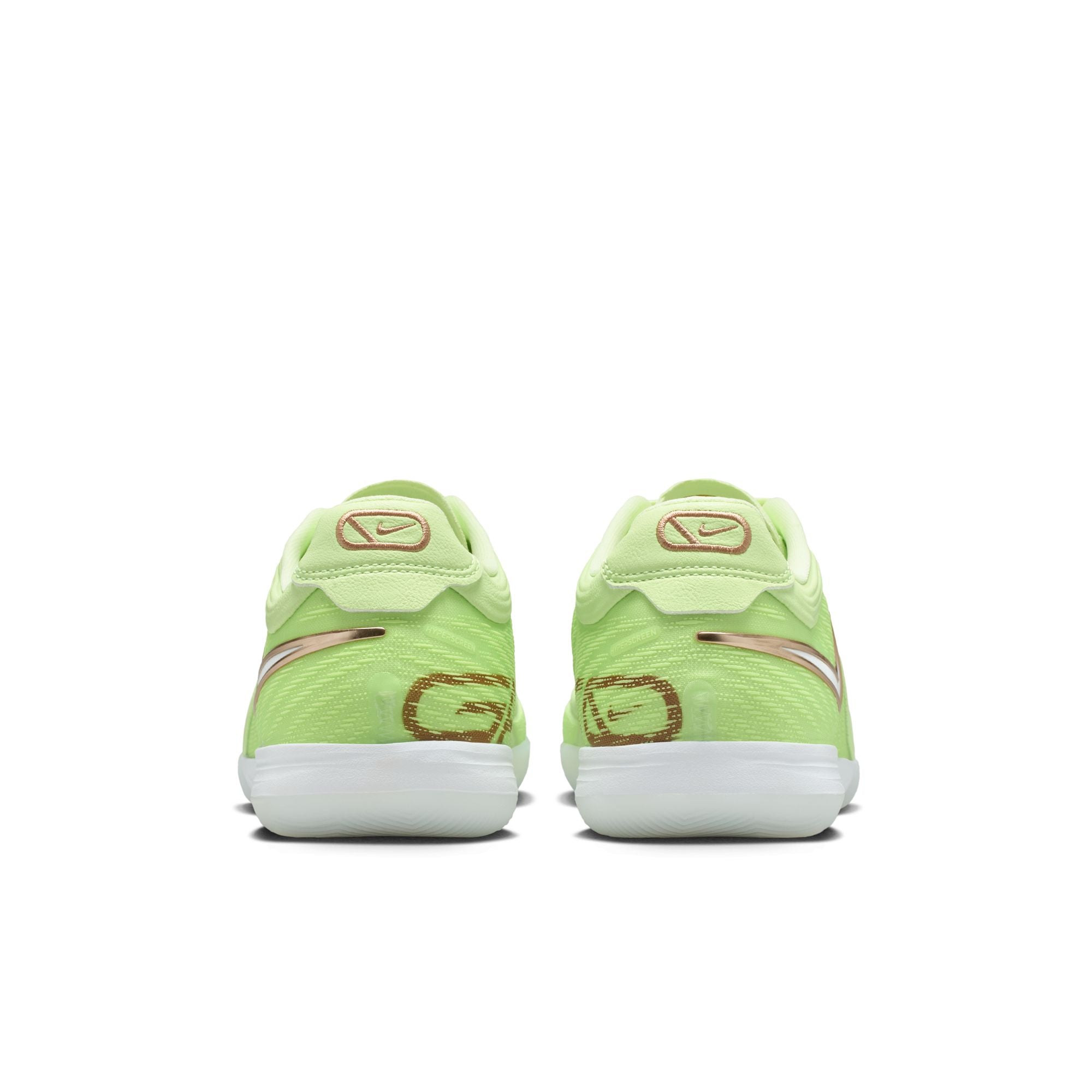 Nike Tiempo Reactgato LE IN Indoor/Court Low-Top Soccer Shoes - Light Liquid Lime/White