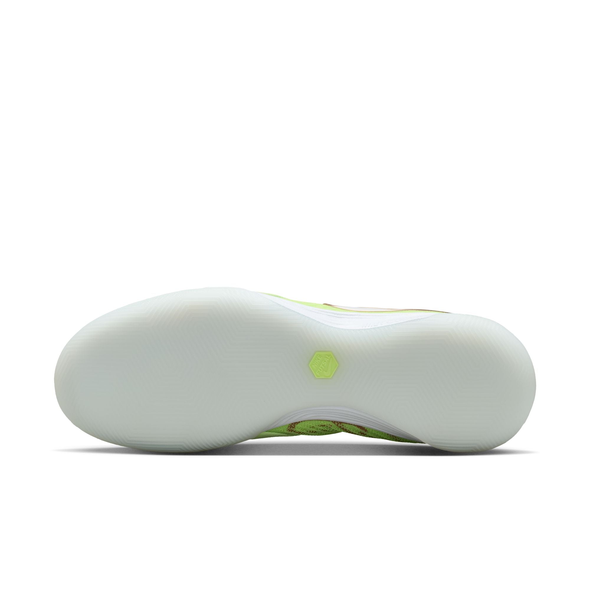 Nike Tiempo Reactgato LE IN Indoor/Court Low-Top Soccer Shoes - Light Liquid Lime/White