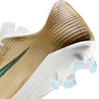 Nike Mercurial Superfly 11 Pro "Kylian Mbappé" FG Firm-Ground Low-Top Soccer Cleats- Metallic Gold/Green Glow