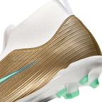 Nike Jr. Mercurial Superfly 11 Academy "Kylian Mbappé"FG Firm Ground Soccer Cleats- Metallic Gold/Green Glow