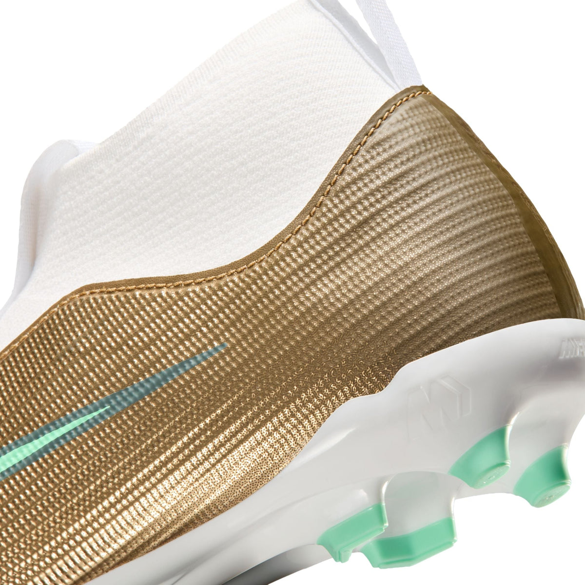 Nike Jr. Mercurial Superfly 11 Academy "Kylian Mbappé"FG Firm Ground Soccer Cleats- Metallic Gold/Green Glow