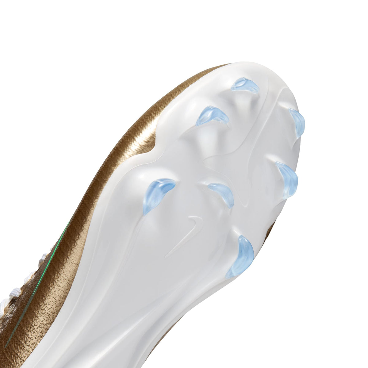 Nike Jr. Mercurial Vapor 17 Pro "Kylian Mbappé" Firm-Ground Low-Top Soccer Cleats- Metallic Gold/Green Glow