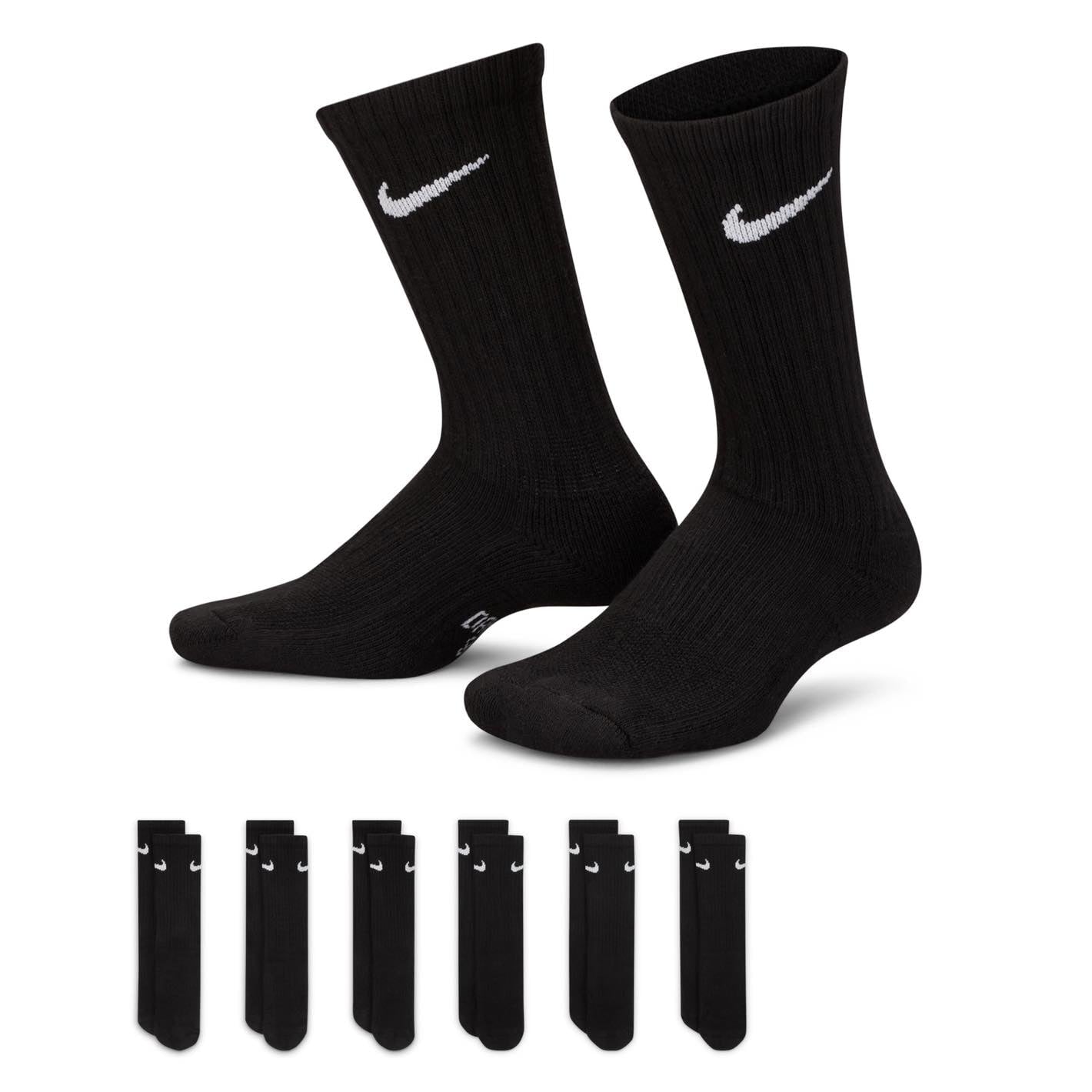 Nike Everyday Kids' Socks Training Socks Nike Black YS 