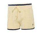 Adidas Cable Knit Shorts "Warm Vanilla"