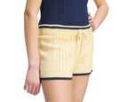 Adidas Cable Knit Shorts "Warm Vanilla"