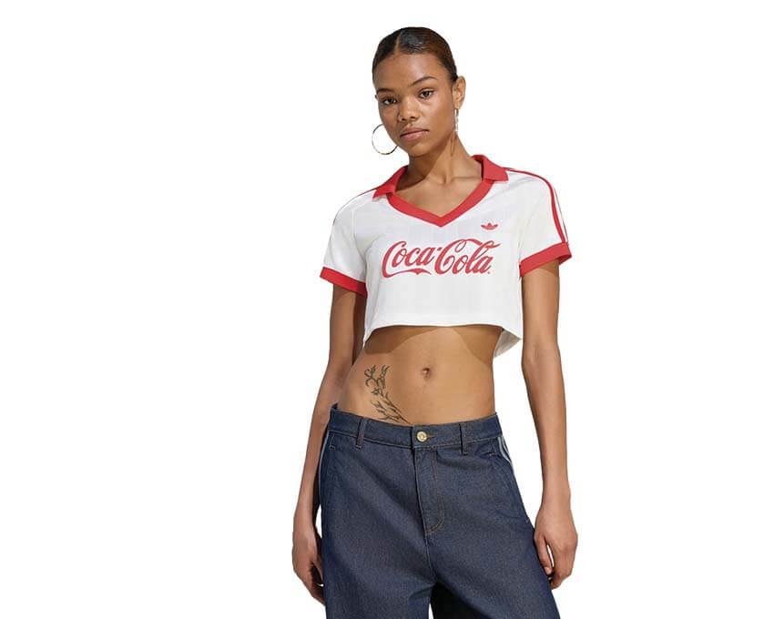 Adidas Coca Cola Cropped Jersey