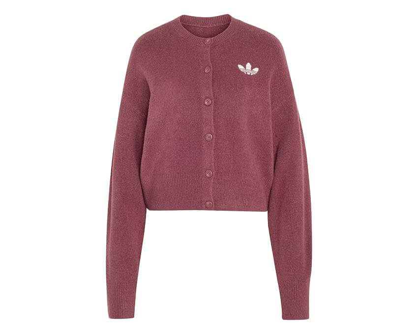 Adidas Essentials Knit Cardigan "Burgundy"