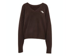 Adidas Essentials Knit V-Neck Sweatshirt Long Sleeve