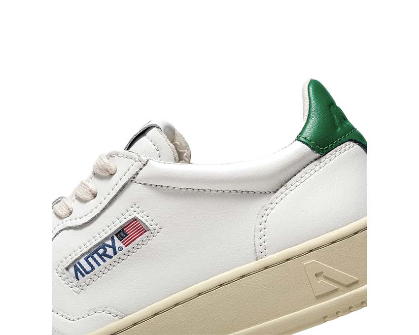 Autry Medalist Low "White Green"