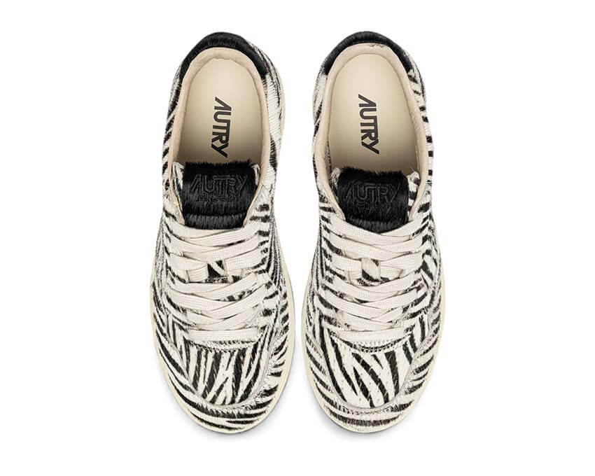 Autry Medalist Low W "Safari Zebra"