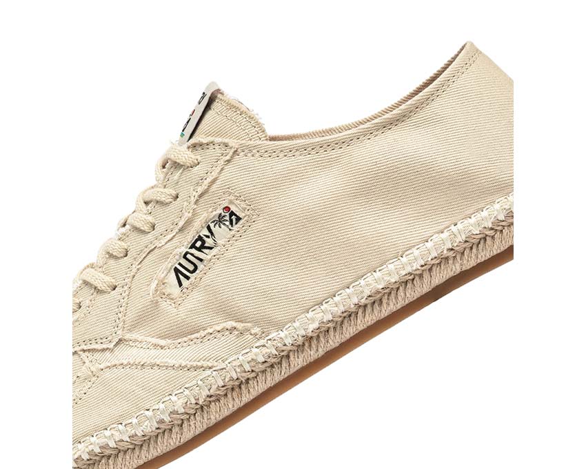 Autry Sandy Espadrilles  "Ivory Canvas"