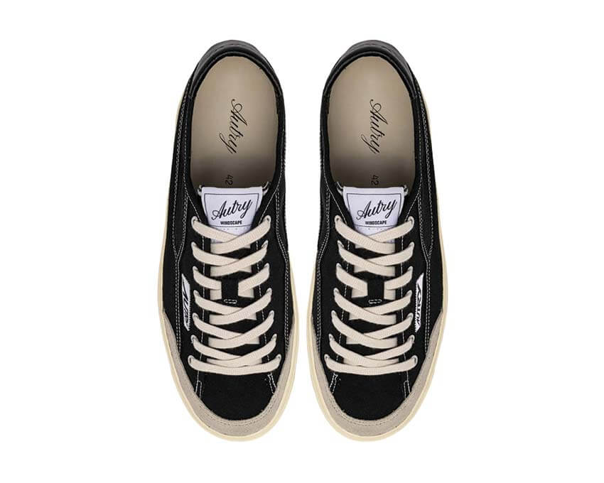 Autry Windscape Low Canvas "Black"
