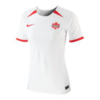 Canada 2023 Stadium Away Soccer Jersey Women Licensed Jerseys Nike White XS 