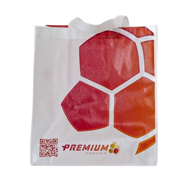 Premium Soccer Reusable Bag Reusable Bags Premium Soccer White L 