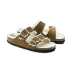 Birkenstock Arizona Shearling Suede Leather "Mink"