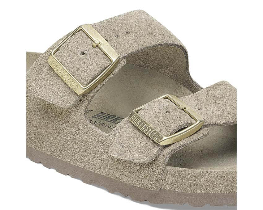 Birkenstock Arizona Suede Leather "Allover Taupe"