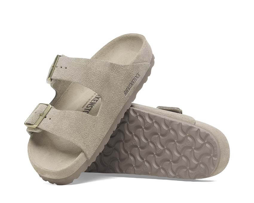 Birkenstock Arizona Suede Leather "Allover Taupe"
