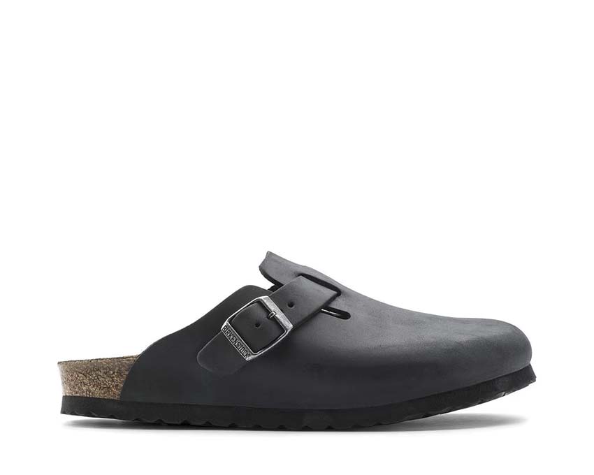Birkenstock Boston Natural Leather Oiled