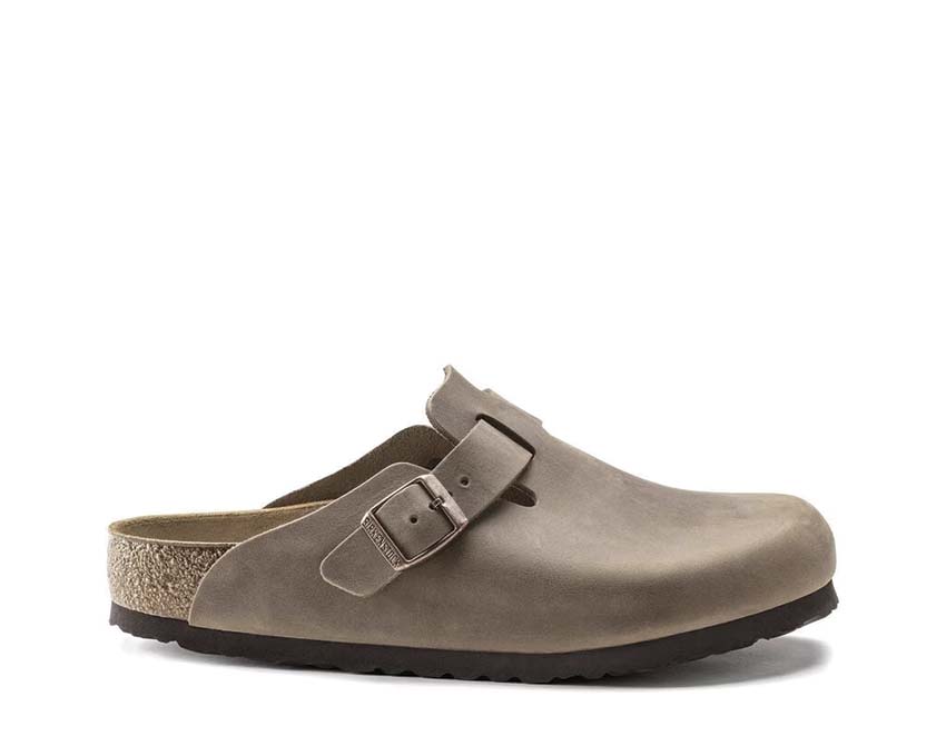 Birkenstock Boston Natural Leather Oiled
