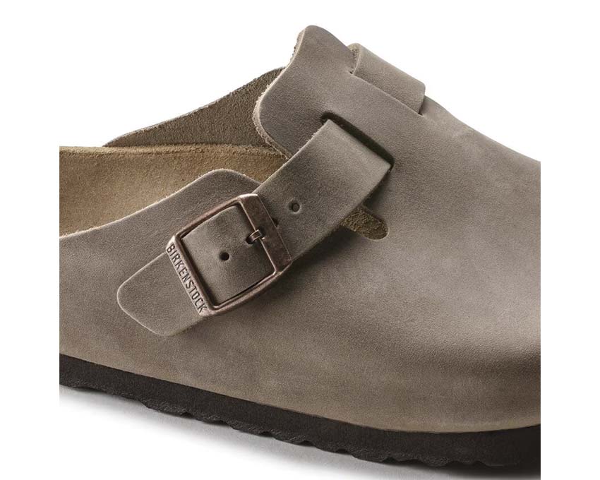 Birkenstock Boston Natural Leather Oiled