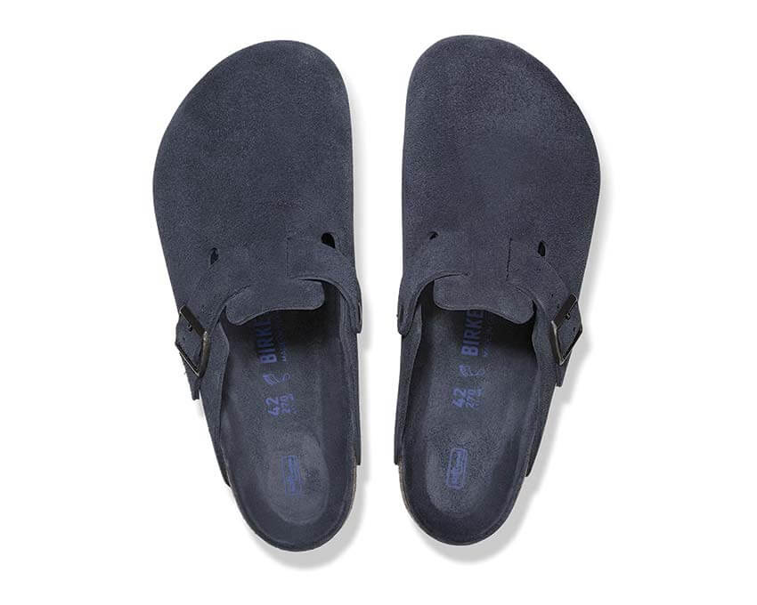 Birkenstock Boston Soft Footbed "Navy"