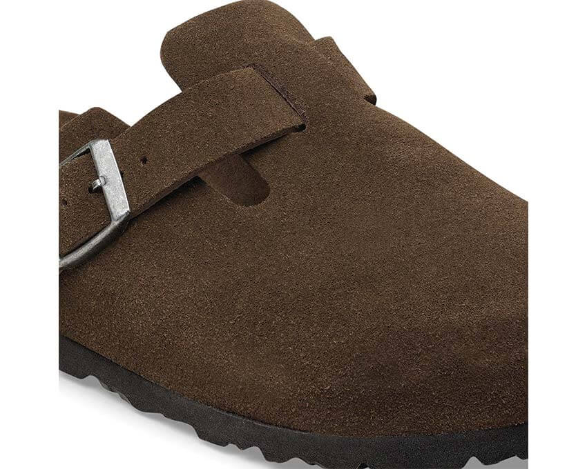 Birkenstock Boston Soft Footbed Suede Leather "Carafe Tonal FB"