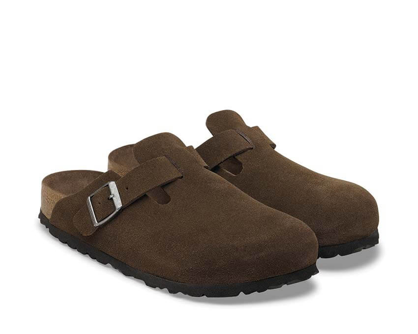 Birkenstock Boston Soft Footbed Suede Leather "Carafe Tonal FB"