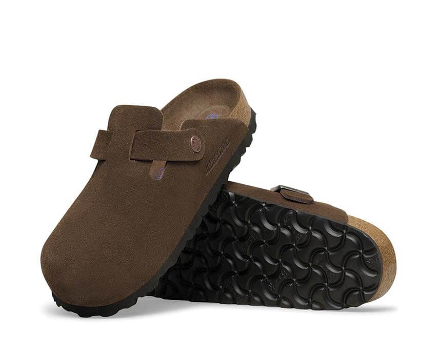 Birkenstock Boston Soft Footbed Suede Leather "Carafe Tonal FB"