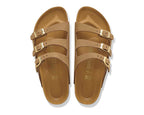 Birkenstock Florida Nubuck Leather "Mink"