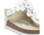 Birkenstock Gizeh Flower Leather "White"