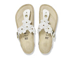 Birkenstock Gizeh Flower Leather "White"