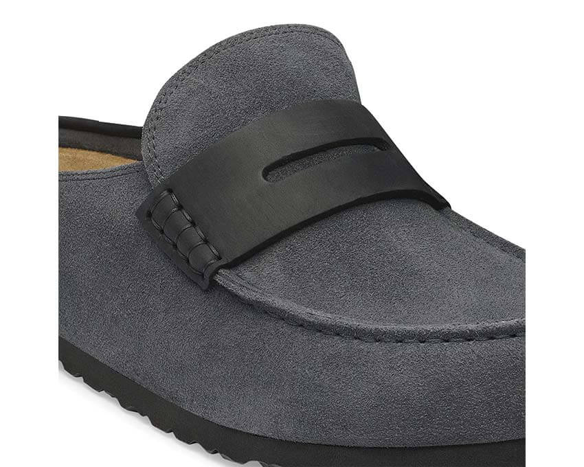 Birkenstock Naples Wrapped Double Stitch "Charcoal"