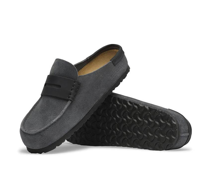 Birkenstock Naples Wrapped Double Stitch "Charcoal"