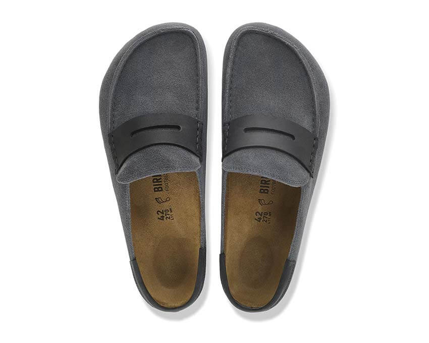 Birkenstock Naples Wrapped Double Stitch "Charcoal"