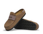 Birkenstock Naples Wrapped Double Stitch "Dark Tea"
