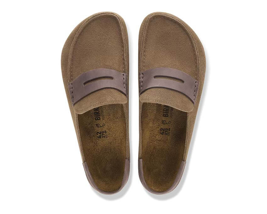 Birkenstock Naples Wrapped Double Stitch "Dark Tea"