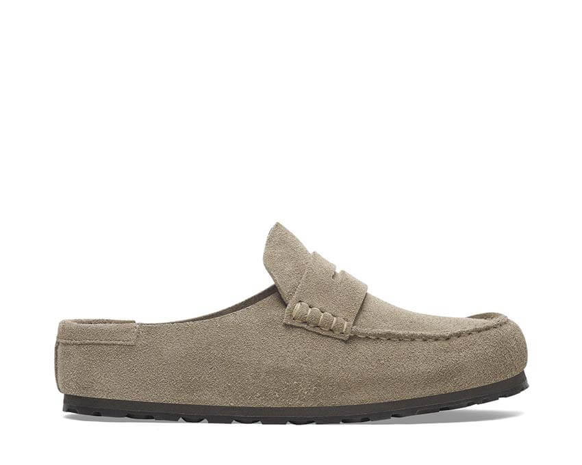 Birkenstock Naples Wrapped Suede Leather "Taupe"
