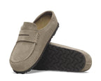 Birkenstock Naples Wrapped Suede Leather "Taupe"