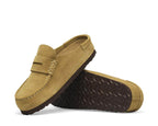 Birkenstock Naples Wrapped Suede Leather "Cork Brown"