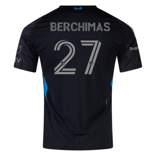 adidas Nimfasha Berchimas Charlotte FC Authentic Away Jersey 25/26 (Black)