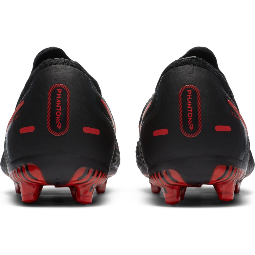 Nike Phantom GT Pro FG JUNIOR - Black/ChiliRed/SmokeGrey